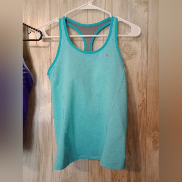 2 Nike dri-fit tank tops. Small w/ built in support bras. - Picture 2 of 16
